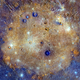 Illustration for article titled A Color-Saturated Look At Mercury's Massive, Ancient Caloris Basin